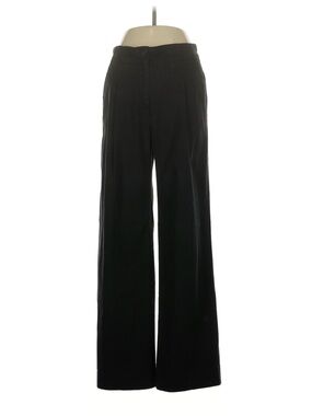 Anthropologie Black Wide-Leg Pants Office Business Casual Chic Sz 4 Women